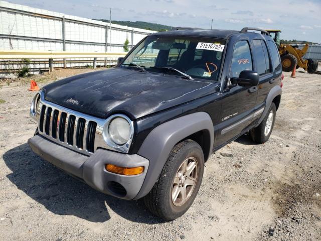 Photo 2 from auction – 2002 JEEP LIBERTY SP with VIN 1J4GL48K62W334482