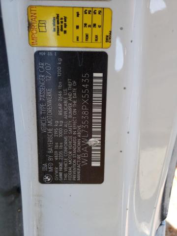 Photo 10 from auction – 2008 BMW 335 I with VIN WBAWL73538PX55435