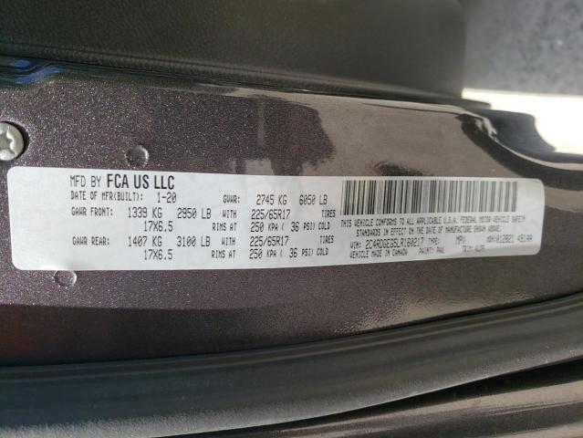 Photo 10 from auction – 2020 DODGE GRAND CARA with VIN 2C4RDGEG5LR160217