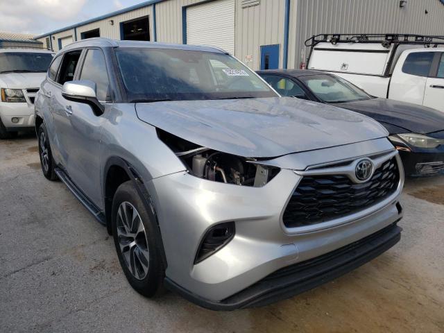 TOYOTA HIGHLANDER 2020 with VIN 5TDGZRAH1LS509917 - Photo from auction