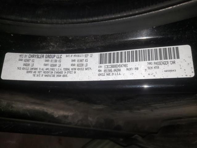 Foto 10 de la subasta – 2013 CHRYSLER 200 TOURIN con VIN 1C3CCBBB8DN547481