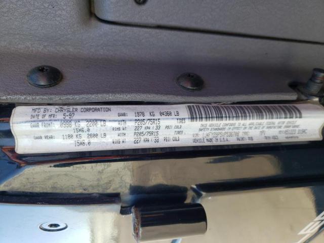 Photo 10 from auction – 1997 JEEP WRANGLER / with VIN 1J4FY29P5VP536708
