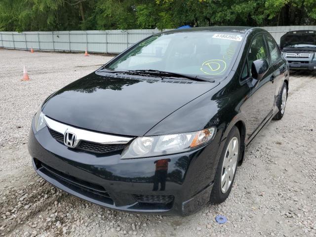 Photo 2 from auction – 2011 HONDA CIVIC LX with VIN 19XFA1F52BE030000