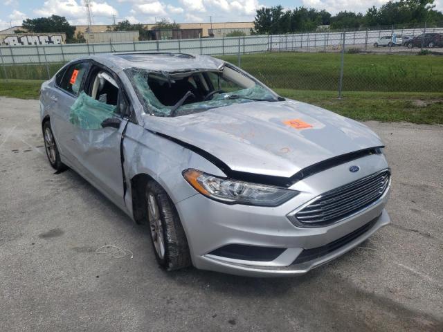 FORD FUSION SE 2017 with VIN 3FA6P0LU9HR188085 - Photo from auction