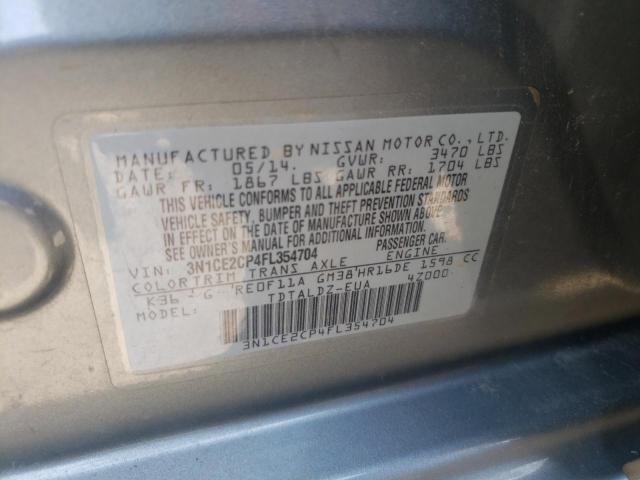 Photo 10 from auction – 2015 NISSAN VERSA NOTE with VIN 3N1CE2CP4FL354704