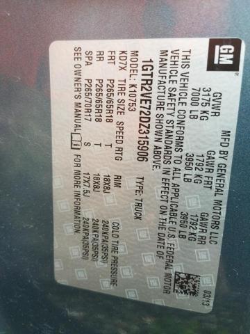 Photo 10 from auction – 2013 GMC SIERRA K15 with VIN 1GTR2VE72DZ315906