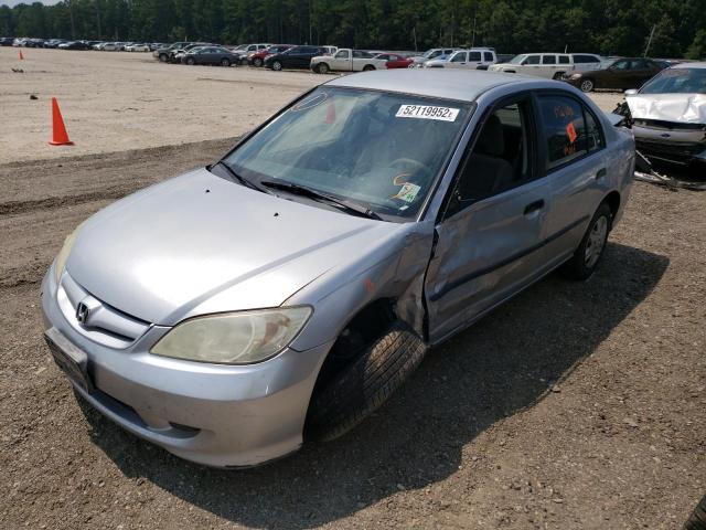 Photo 2 from auction – 2004 HONDA CIVIC DX V with VIN 2HGES16304H613262