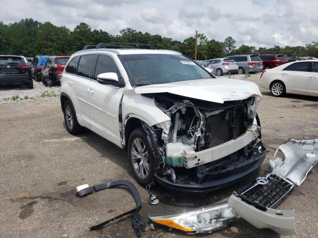 TOYOTA HIGHLANDER 2014 مع رقم تعريف المركبة 5TDKKRFH3ES034586 - صورة من المزاد