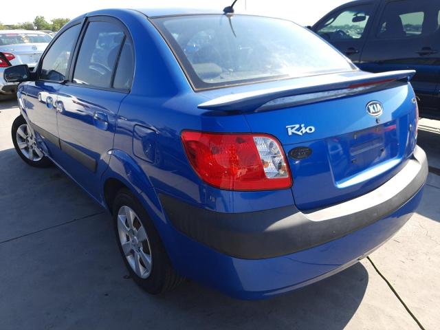 Photo 3 from auction – 2007 KIA RIO with VIN KNADE123076288672