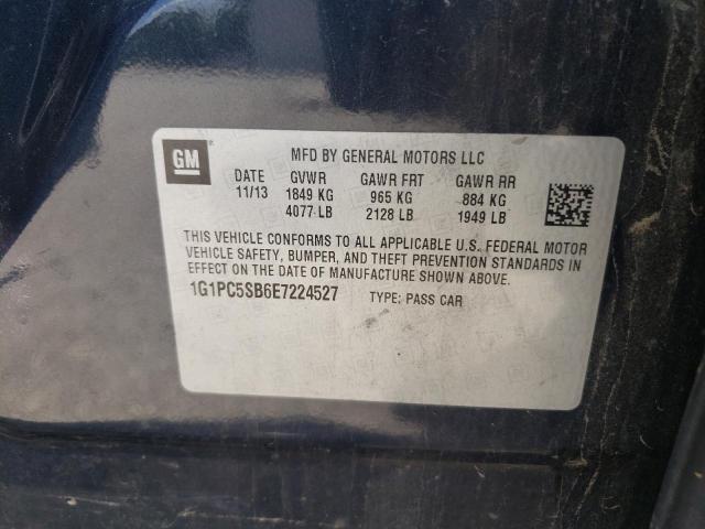 Photo 10 from auction – 2014 CHEVROLET CRUZE LT with VIN 1G1PC5SB6E7224527