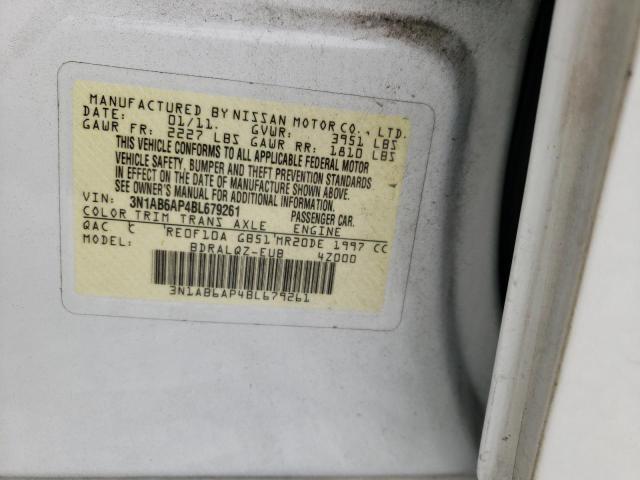 Photo 10 from auction – 2011 NISSAN SENTRA 2.0 with VIN 3N1AB6AP4BL679261