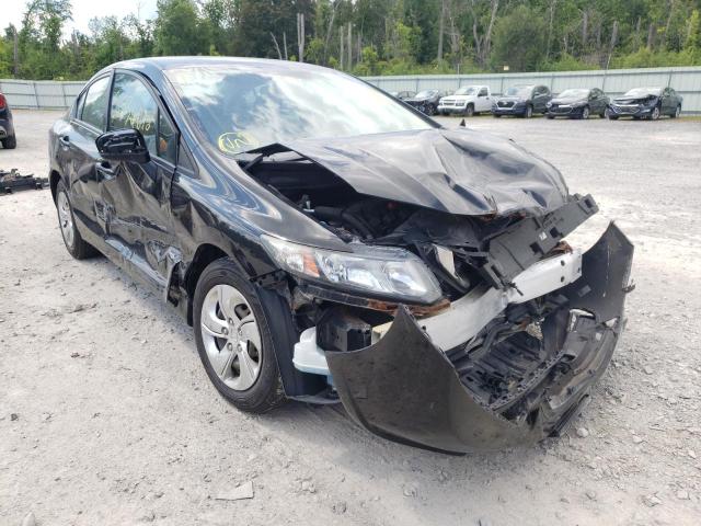 HONDA CIVIC LX 2015 with VIN 19XFB2F59FE296591 - Photo from auction