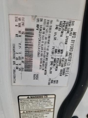 Photo 10 from auction – 2004 FORD EXPLORER X with VIN 1FMZU72K44ZA15861