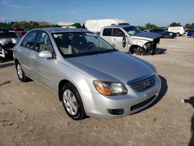 KIA SPECTRA EX 2009 with VIN KNAFE221895597120 - Photo from auction