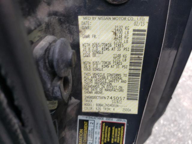 Photo 10 from auction – 2015 NISSAN FRONTIER S with VIN 1N6BD0CTXFN745057