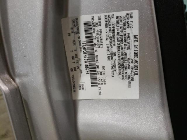 Photo 10 from auction – 2011 FORD FOCUS SE with VIN 1FAHP3FN7BW188234