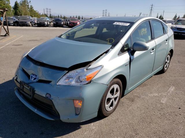 Photo 2 from auction – 2015 TOYOTA PRIUS with VIN JTDKN3DU8F1954748