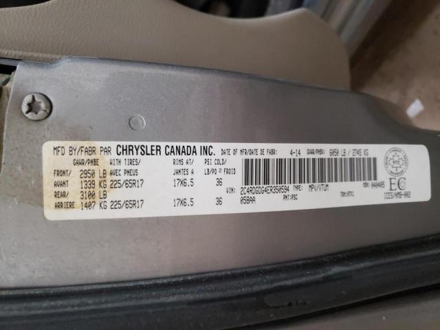 Photo 10 from auction – 2014 DODGE GRAND CARA with VIN 2C4RDGDG4ER350594