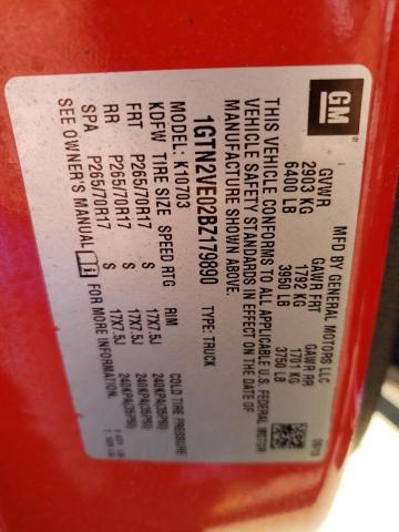 Photo 10 from auction – 2011 GMC SIERRA K15 with VIN 1GTN2VE02BZ179890