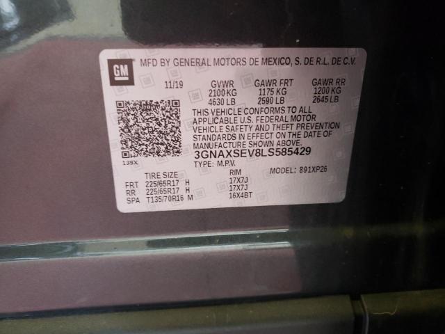 Photo 10 from auction – 2020 CHEVROLET EQUINOX LS with VIN 3GNAXSEV8LS585429