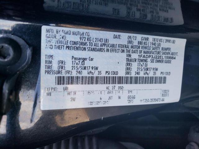 Photo 10 from auction – 2014 FORD FOCUS TITA with VIN 1FADP3J22EL159984