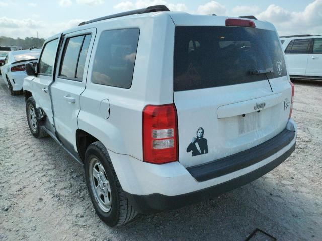 Photo 3 from auction – 2016 JEEP PATRIOT SP with VIN 1C4NJPBA2GD753677