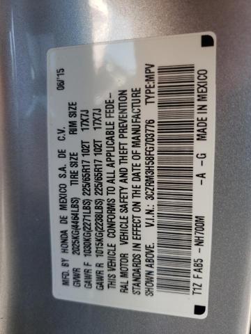 Photo 10 from auction – 2015 HONDA CR-V EX with VIN 3CZRM3H58FG703776