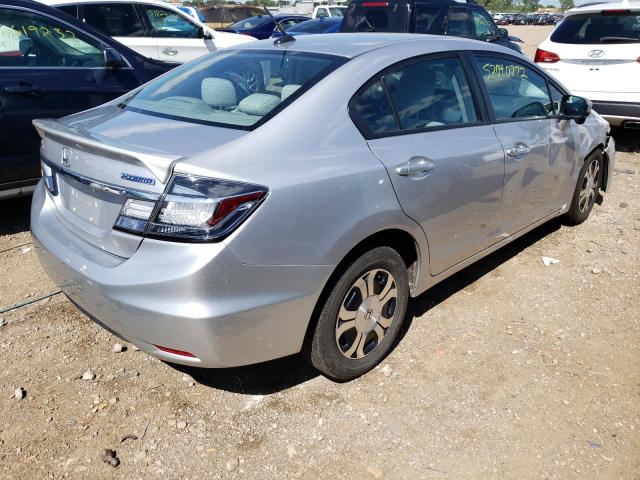Photo 4 from auction – 2014 HONDA CIVIC HYBR with VIN 19XFB4F26EE001026