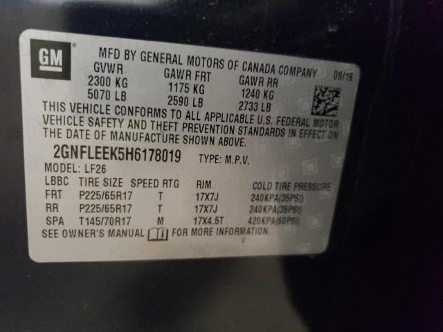 Photo 10 from auction – 2017 CHEVROLET EQUINOX LS with VIN 2GNFLEEK5H6178019