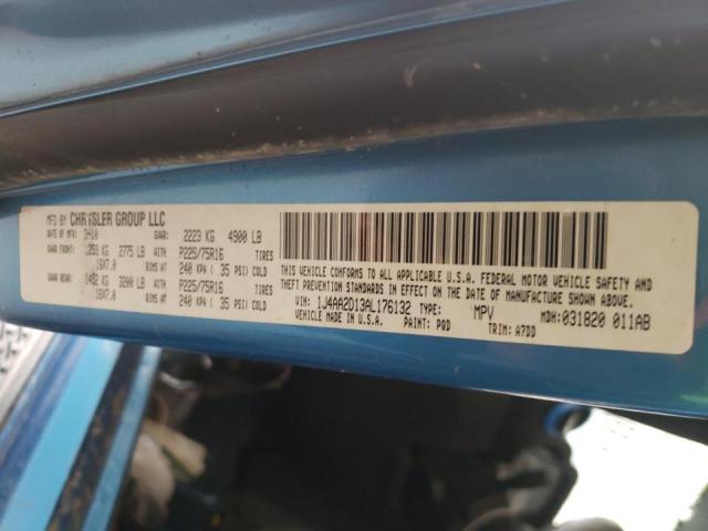 Photo 10 from auction – 2010 JEEP WRANGLER S with VIN 1J4AA2D13AL176132