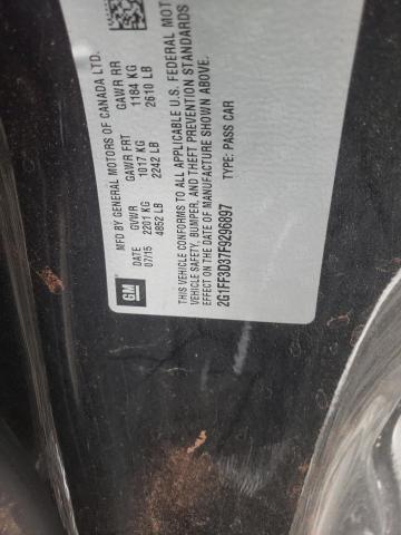 Zdjęcie 10 z aukcji – 2015 CHEVROLET CAMARO LT z VIN 2G1FF3D37F9296897