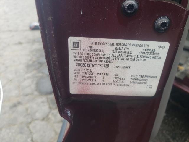 Photo 10 from auction – 2000 CHEVROLET SILVERADO with VIN 2GCEC19T6Y1139128