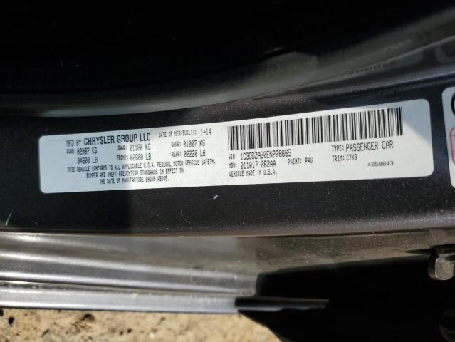 Photo 10 from auction – 2014 DODGE AVENGER SE with VIN 1C3CDZAB0EN228665