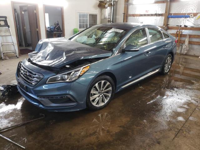 Photo 2 from auction – 2016 HYUNDAI SONATA SPO with VIN 5NPE34AF9GH433076