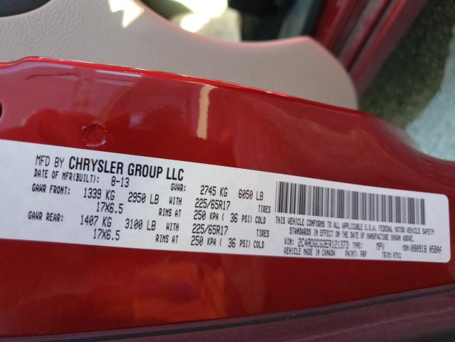 Photo 10 from auction – 2014 DODGE GRAND CARA with VIN 2C4RDGCG3ER121373