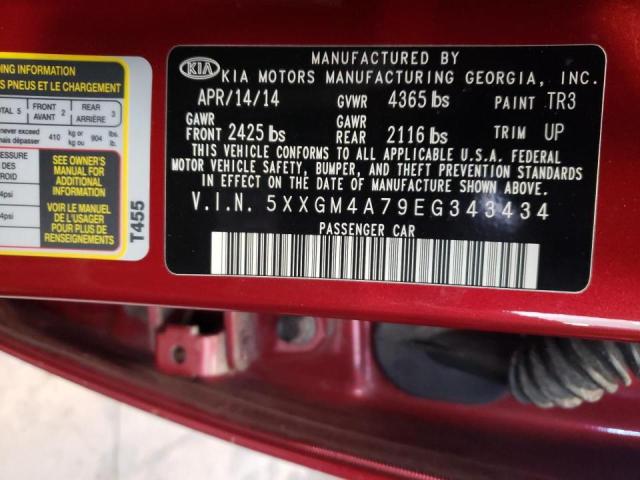 Photo 10 from auction – 2014 KIA OPTIMA LX with VIN 5XXGM4A79EG343434