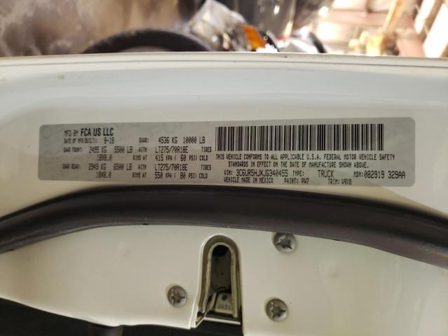 Photo 10 from auction – 2018 RAM 2500 ST with VIN 3C6UR5HJXJG340455