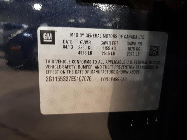 Photo 10 from auction – 2014 CHEVROLET IMPALA LTZ with VIN 2G1155S37E9107076