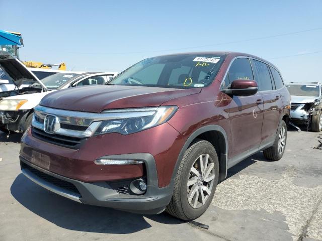 Photo 2 from auction – 2021 HONDA PILOT EX with VIN 5FNYF5H36MB020547