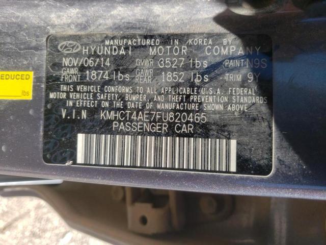 Photo 10 from auction – 2015 HYUNDAI ACCENT GLS with VIN KMHCT4AE7FU820465
