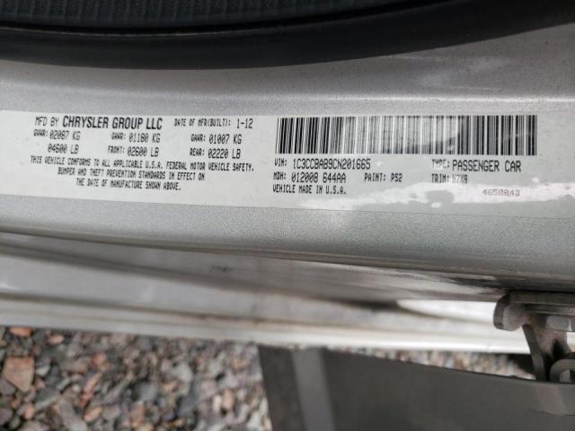 Photo 10 from auction – 2012 CHRYSLER 200 LX with VIN 1C3CCBAB9CN201665