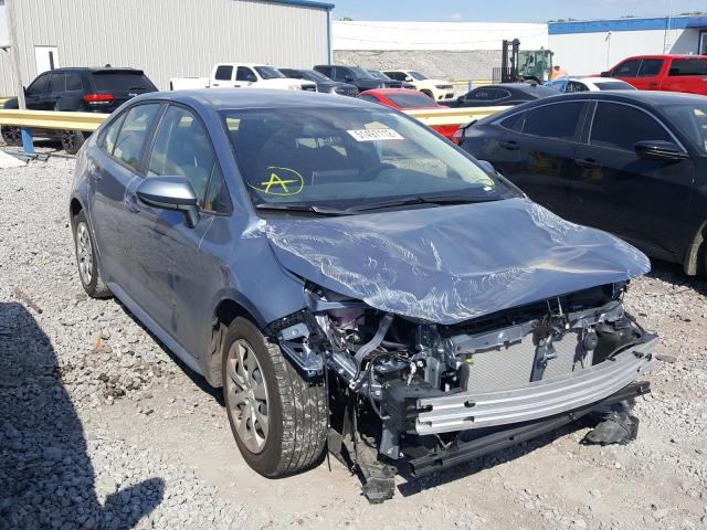 TOYOTA COROLLA LE 2021 with VIN JTDEPMAE4MJ188587 - Photo from auction