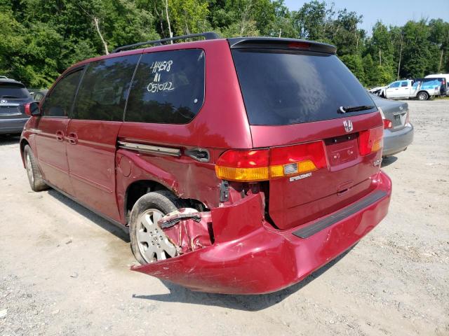 Photo 3 from auction – 2003 HONDA ODYSSEY EX with VIN 5FNRL18043B061284