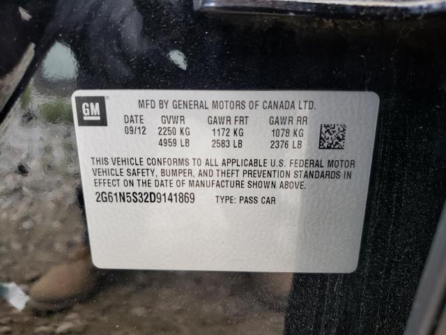 Photo 10 from auction – 2013 CADILLAC XTS with VIN 2G61N5S32D9141869