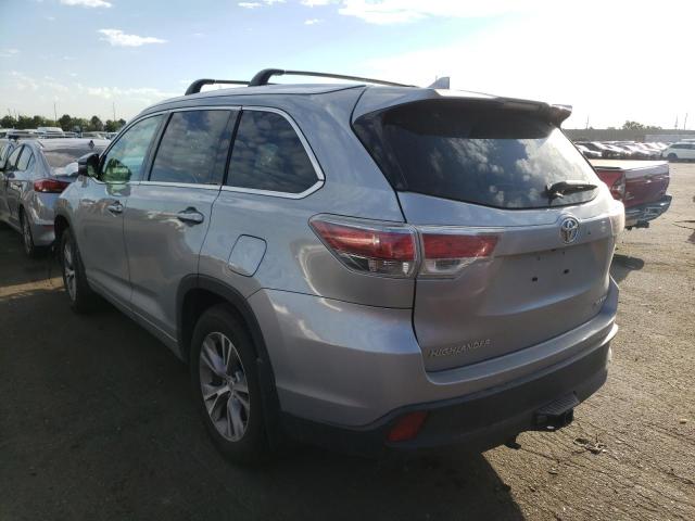 Photo 3 from auction – 2015 TOYOTA HIGHLANDER with VIN 5TDJKRFH7FS146286