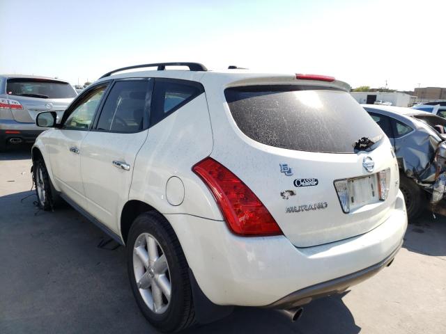 Photo 3 from auction – 2004 NISSAN MURANO SL with VIN JN8AZ08T94W223010
