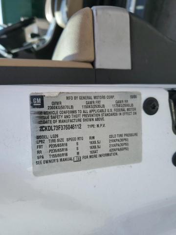 Photo 10 from auction – 2007 PONTIAC TORRENT with VIN 2CKDL73F376046112