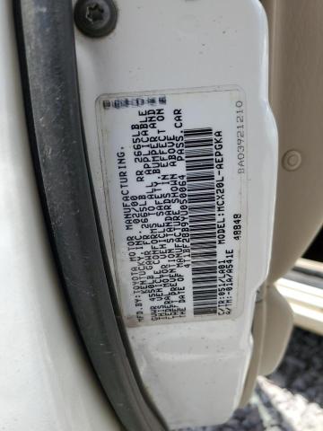 Photo 10 from auction – 2000 TOYOTA AVALON XL with VIN 4T1BF28B9YU050064