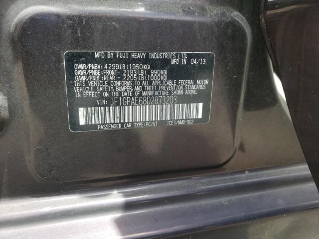 Photo 10 from auction – 2013 SUBARU IMPREZA PR with VIN JF1GPAE68D2873203