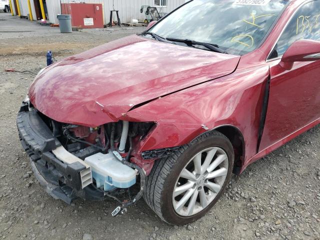 Photo 10 from auction – 2009 LEXUS IS 250 with VIN JTHCK262195033468